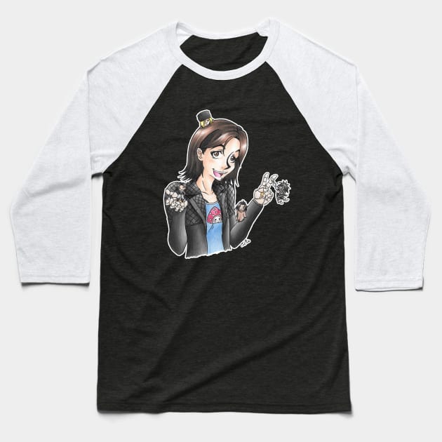 Alita Gang Baseball T-Shirt by KranberriJam